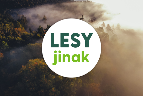 a logo a the Lesy Jinak series