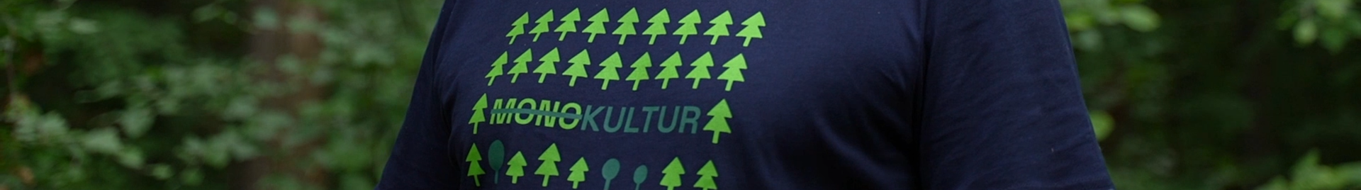 a photo of a tshirt with MonoKultur title